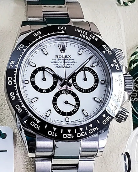 2023 Rolex Cosmograph Daytona "Panda" 40MM White Dial Oyster Bracelet (116500LN)