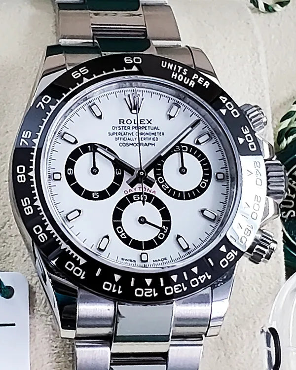 2023 Rolex Cosmograph Daytona "Panda" 40MM White Dial Oyster Bracelet (116500LN)