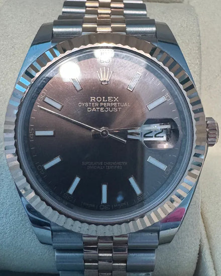 2017 Rolex Datejust 41MM Chocolate Dial Two-Tone Jubilee Bracelet (126331)