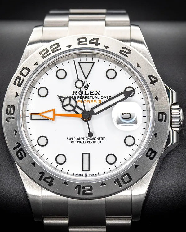 2021 Rolex Explorer II "Polar" 42MM White Dial Oyster Bracelet (226570)