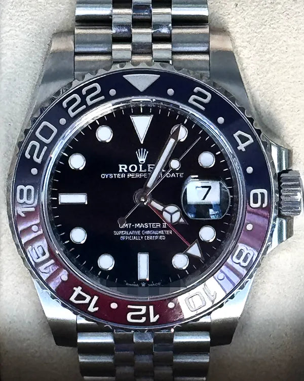 2019 Rolex GMT-Master II "Pepsi" 40MM Black Dial Jubilee Bracelet (126710BLRO)