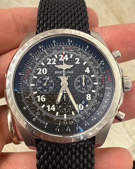 2019 Breitling Bentley L.E. 49MM Carbon Fiber Dial Rubber Strap (AB0220)