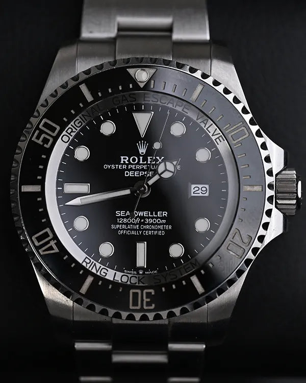 2020 Rolex Sea-Dweller Deepsea 44MM Black Dial Oyster Bracelet (126660)