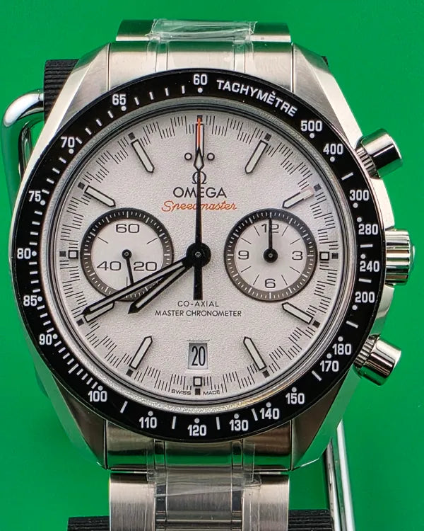 Omega Speedmaster Racing 44.25MM White Dial Steel Bracelet (329.30.44.51.04.001)