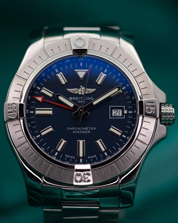 2022 Breitling Avenger 45MM Blue Dial Steel Bracelet (A32395101C1A1)