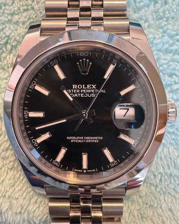 2024 Rolex Datejust 41MM Black Dial Oyster Bracelet (126300)