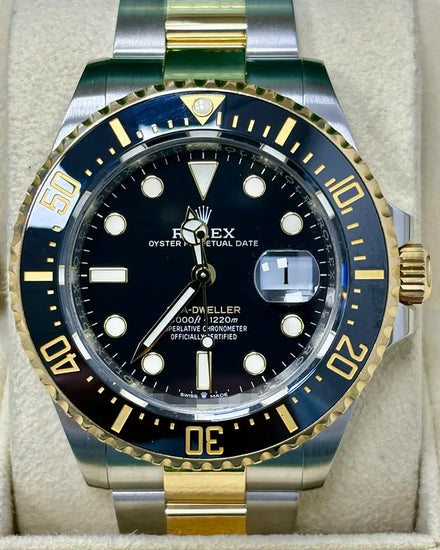 Rolex Sea-Dweller 43MM Black Dial Two-Tone Oyster Bracelet (126603)