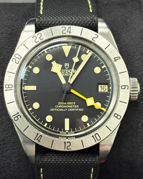 2022 Tudor Black Bay Pro GMT 39MM Black Dial Rubber Strap (79470)