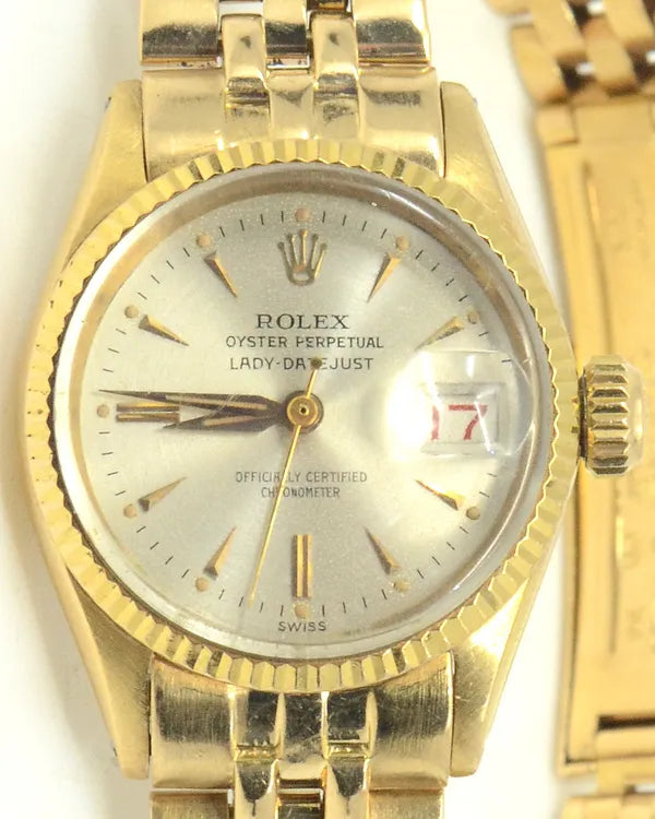 Rolex Lady-Datejust 26MM Champagne Dial Jubilee Bracelet (6517)