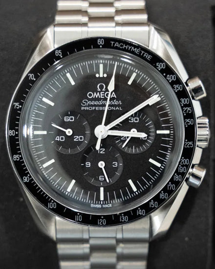 2023 Omega Speedmaster Professional Moonwatch 42MM Black Dial Steel Bracelet (310.30.42.50.01.001)