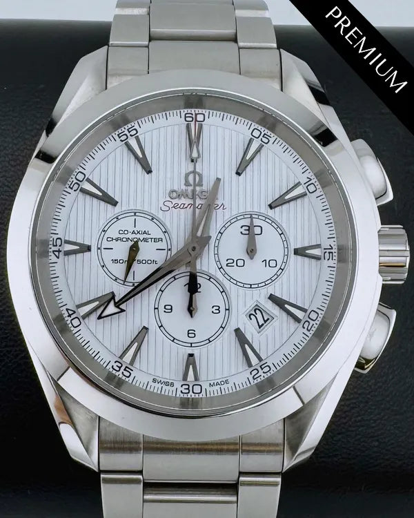 No Reserve - Omega Seamaster Aqua Terra 150M 44MM White Dial Steel Bracelet (231.10.44.50.04.001)