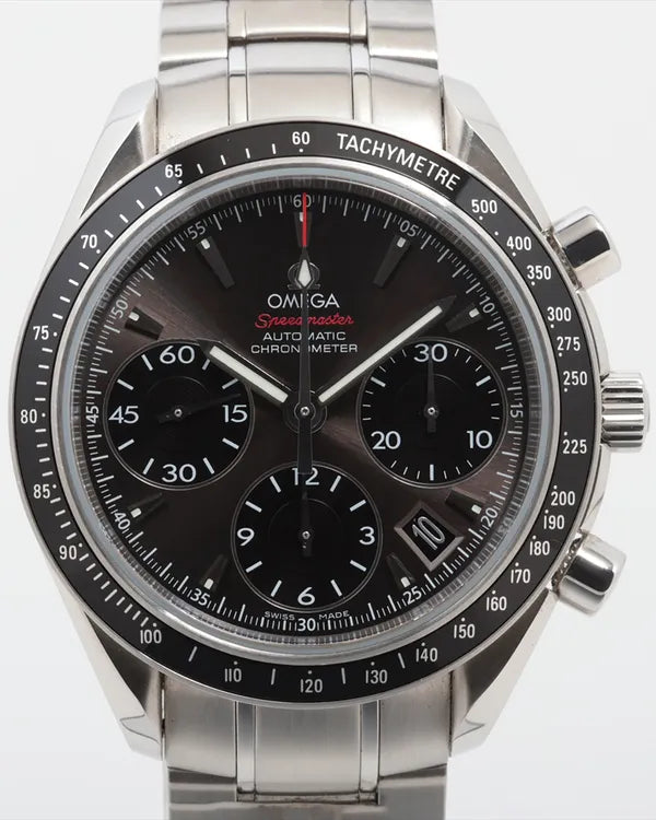 2010 Omega Speedmaster Date 40MM Grey Dial Steel Bracelet (323.30.40.40.06.001)