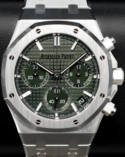 2023 Audemars Piguet Royal Oak "50th Anniversary" 41MM Green Dial Steel Bracelet (26240ST.OO.1320ST.04)