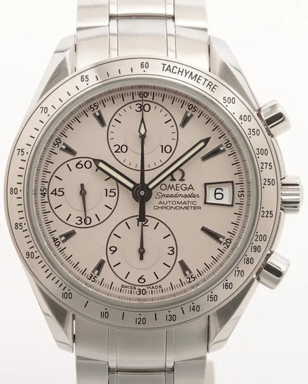 Omega Speedmaster Date 40MM Silver Dial Steel Bracelet (3211.30.00)