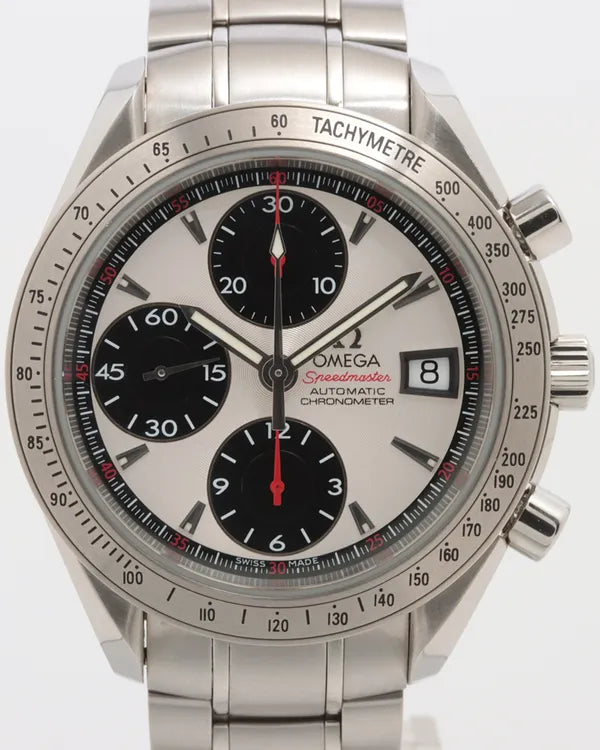 Omega Speedmaster Date 40MM White Dial Steel Bracelet (3211.31.00)