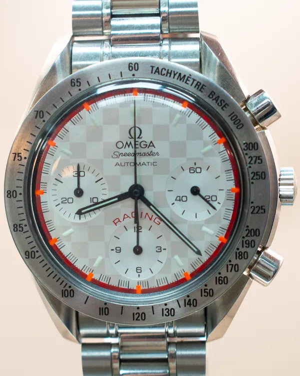 Omega Speedmaster Racing "Michael Schumacher" L.E. 40MM Silver Dial Steel Bracelet (3517.30)