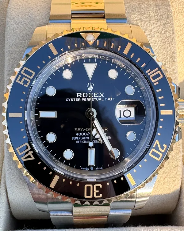 2024 Rolex Sea-Dweller 43MM Black Dial Two-Tone Oyster Bracelet (126603)