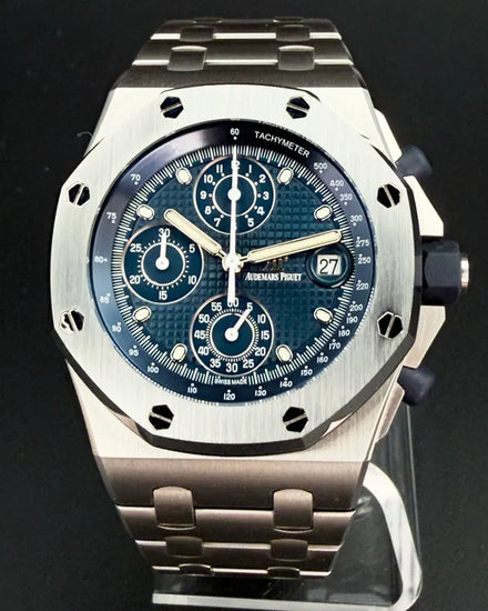 2021 Audemars Piguet Royal Oak Offshore "Beast" 42MM Blue Dial Steel Bracelet (26238ST.OO.2000ST.01)
