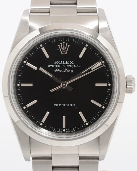Rolex Air-King 34MM Black Dial Oyster Bracelet (14000)