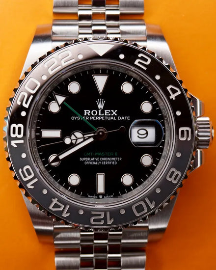 2025 Rolex GMT-Master II "Bruce Wayne" 40MM Black Dial Jubilee Bracelet (126710GRNR)