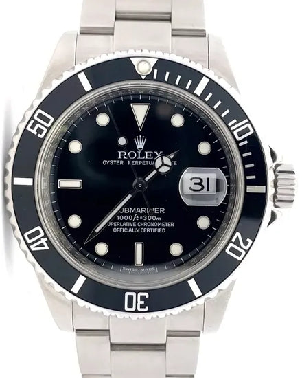 2008 (M Serial) Rolex Submariner Date 40MM Black Dial Oyster Bracelet (16610)