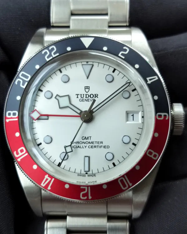 2024 Tudor Black Bay GMT "Pepsi" 41MM White Dial Steel Bracelet (M79830RB-0010)
