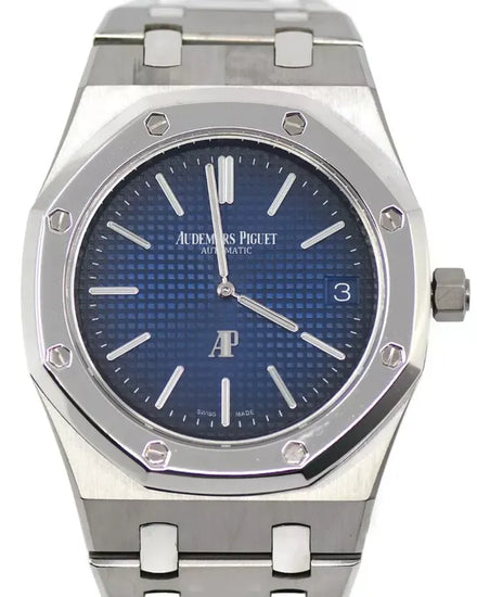 Audemars Piguet Royal Oak Jumbo 39MM Blue Dial Titanium Bracelet (15202IP)