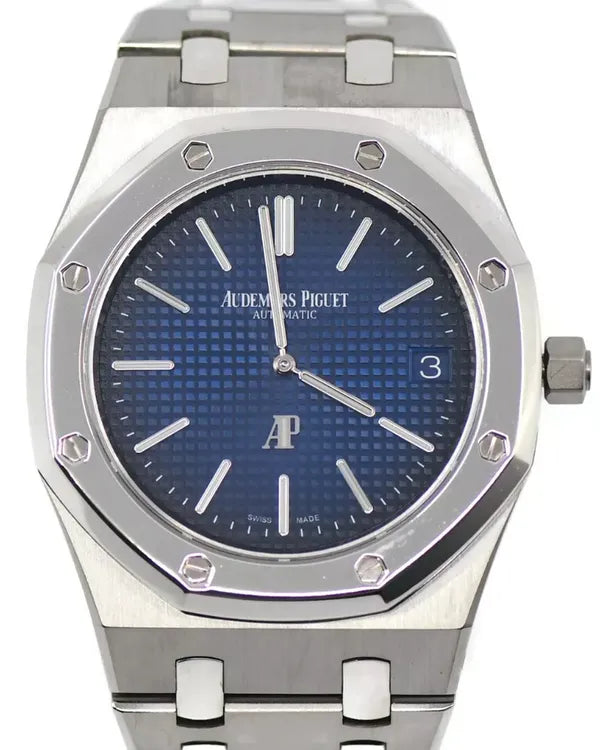 Audemars Piguet Royal Oak Jumbo 39MM Blue Dial Titanium Bracelet (15202IP)