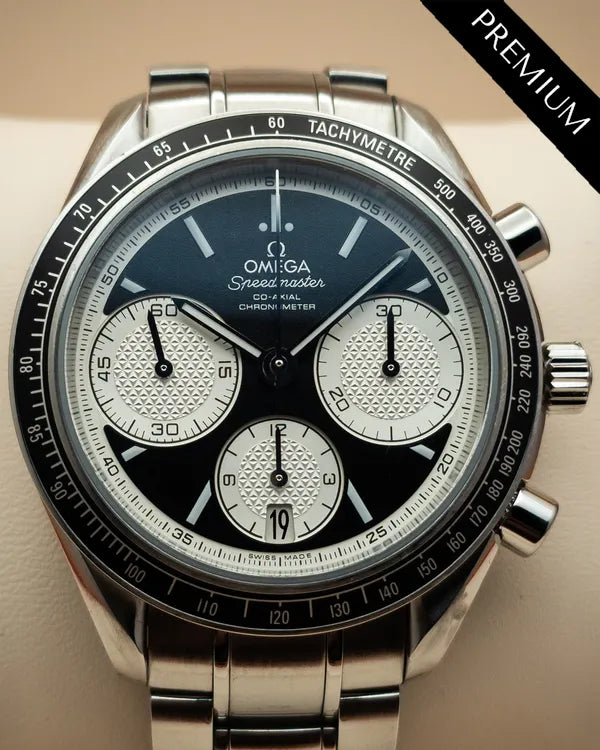 Omega Speedmaster Racing 40MM Black Dial Steel Bracelet (326.30.40.50.01.002)