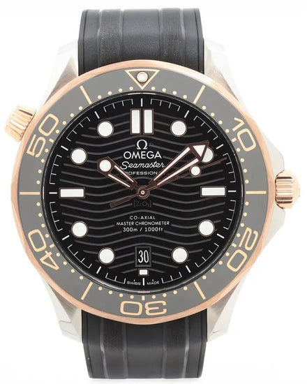 2025 Omega Seamaster Diver 300M 42MM Black Dial Rubber Strap (210.22.42.20.01.002)