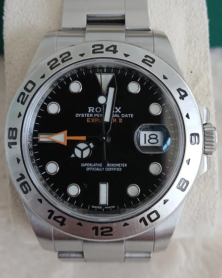 2018 Rolex Explorer II 42MM Black Dial Oyster Bracelet (216570)