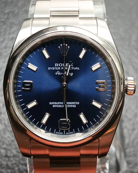 Rolex Air-King 34MM Blue Dial Oyster Bracelet (114200)
