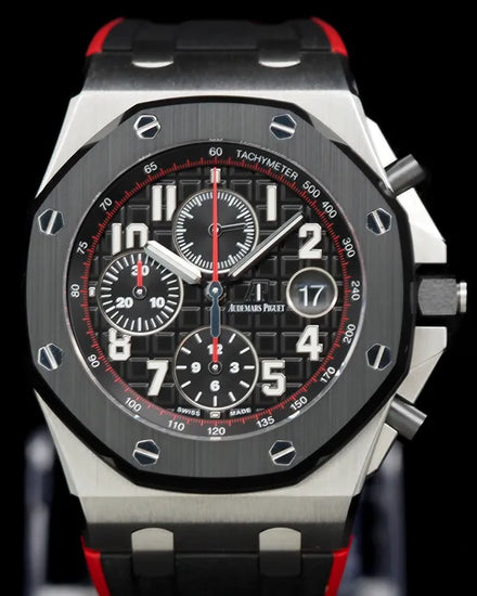 Audemars Piguet Royal Oak Offshore "Vampire" 42MM Black Dial Rubber Strap (26470SO.OO.A002CA.01)