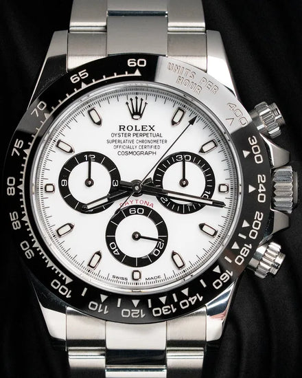 2022 Rolex Cosmograph Daytona "Panda" 40MM White Dial Oyster Bracelet (116500LN)