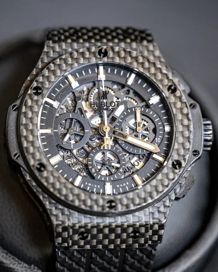 Hublot Big Bang Aero Bang 44MM Skeleton Dial Rubber Strap (311.QX.1124.RX)
