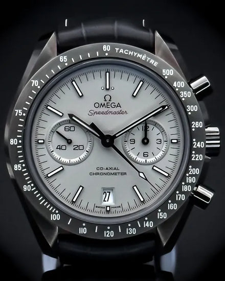 2016 Omega Speedmaster Dark Side of the Moon "Grey Side of the Moon" 44.25MM Grey Dial Leather Strap (311.93.44.51.99.001)
