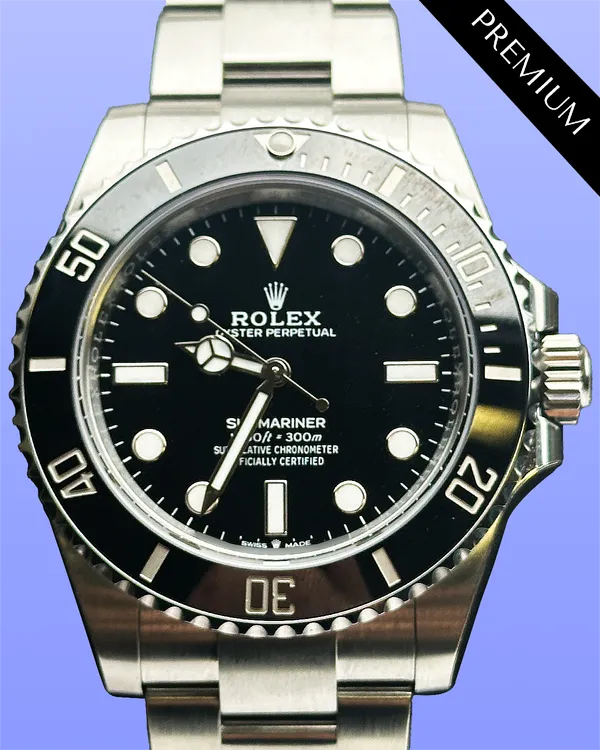 2025 Rolex Submariner No Date 41MM Black Dial Oyster Bracelet (124060)