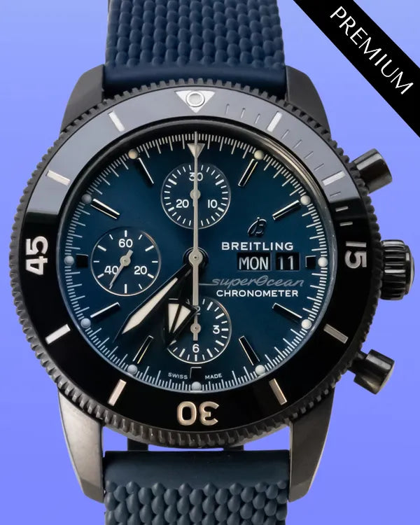 Breitling Superocean Heritage "Outerknown" 44MM Blue Dial Rubber Strap (M13313)