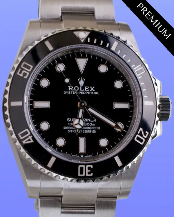 2025 Rolex Submariner No Date 41MM Black Dial Oyster Bracelet (124060)