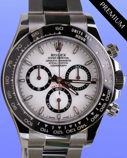 2025 Rolex Cosmograph Daytona "Panda" 40MM White Dial Oyster Bracelet (126500LN)