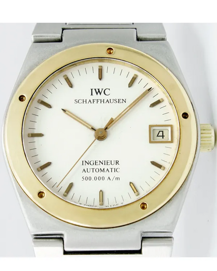 IWC Schaffhausen Ingenieur 500.000 A/M 34MM White Dial Steel Bracelet (IW3508)