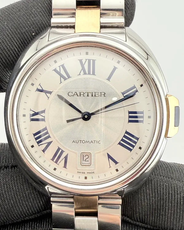 Cartier Cle De Cartier 40MM Silver Dial Two-Tone Bracelet (W2CL0002)