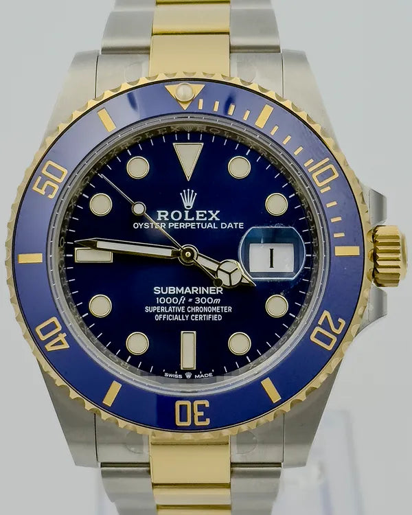 2022 Rolex Submariner Date "Bluesy" 41MM Blue Dial Two-Tone Oyster Bracelet (126613LB)