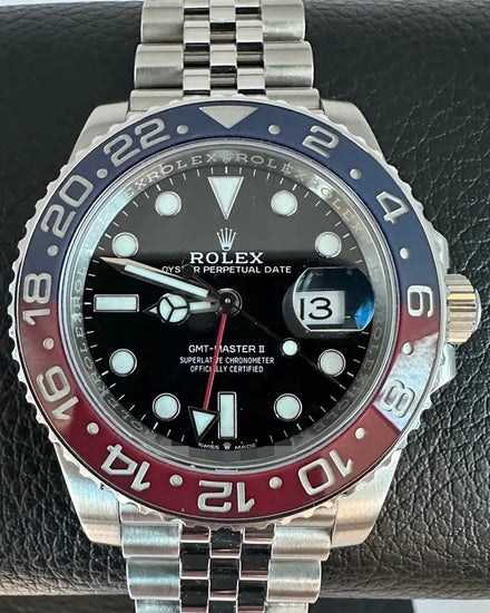 2022 Rolex GMT-Master II "Pepsi" 40MM Black Dial Jubilee Bracelet (126710BLRO)