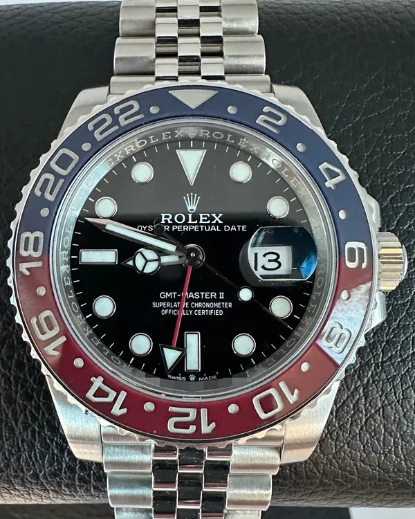2022 Rolex GMT-Master II "Pepsi" 40MM Black Dial Jubilee Bracelet (126710BLRO)