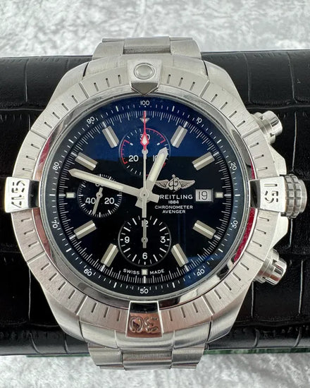 Breitling Avenger 48MM Black Dial Steel Bracelet (A13375101B1A1)