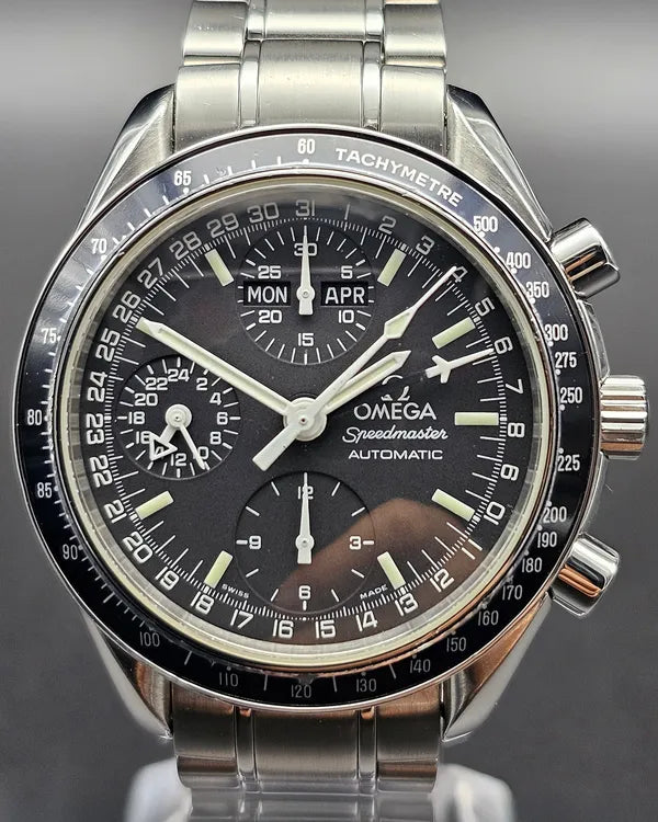 Omega Speedmaster 39MM Black Dial Steel Bracelet (3520.50.00)
