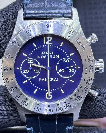 2017 Panerai Mare Nostrum L.E. 42MM Blue Dial Leather Strap (PAM00716)