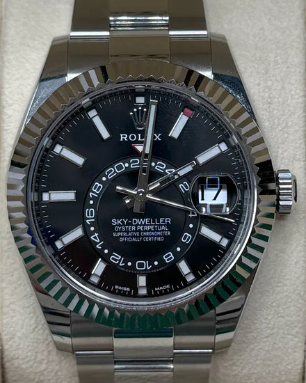 2023 Rolex Sky-Dweller 42MM Black Dial Oyster Bracelet (326934)