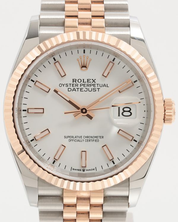 2021 Rolex Datejust 36MM White Dial Two-Tone Jubilee Bracelet (126231)